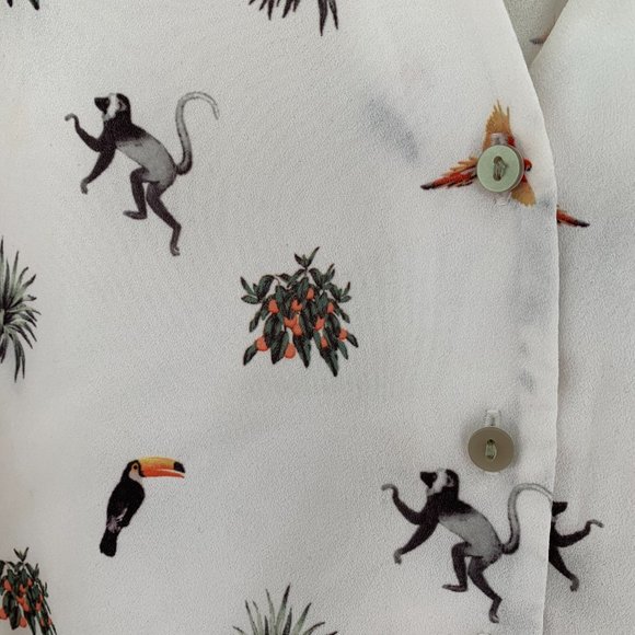 H & M Conscious Collection Toucan Blouse - Picture 3 of 5